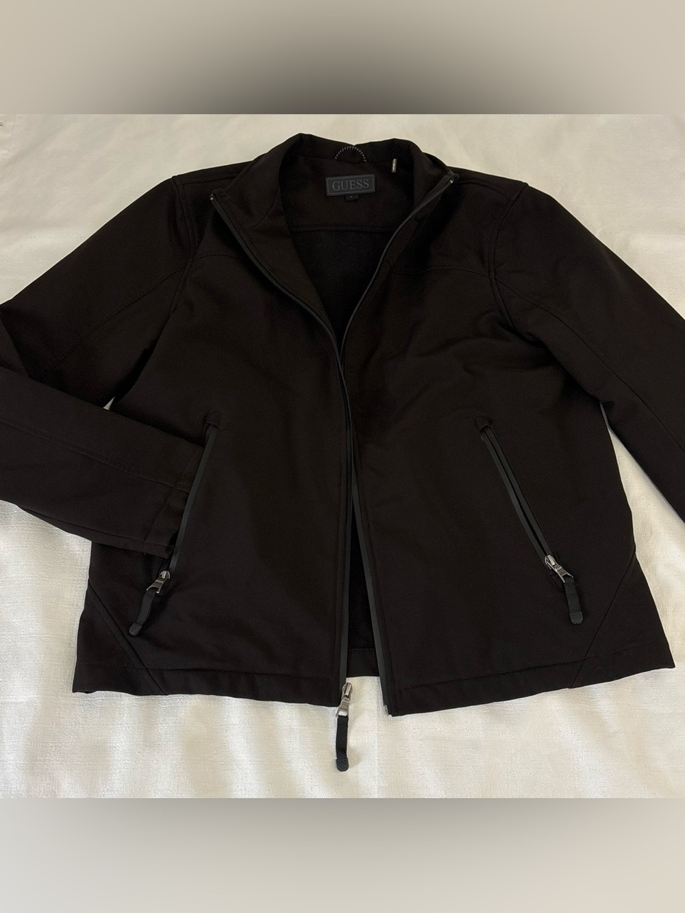 Men’s Large GUESS Black Full Zip Jacket